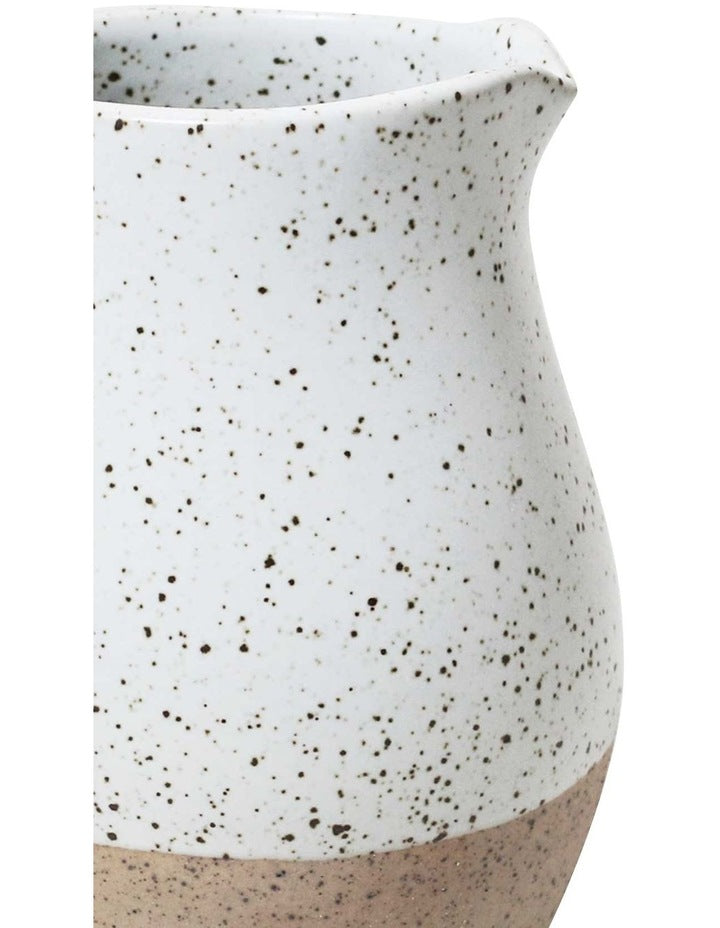 Natural Home Mini Creamer Jug in White Speckle
