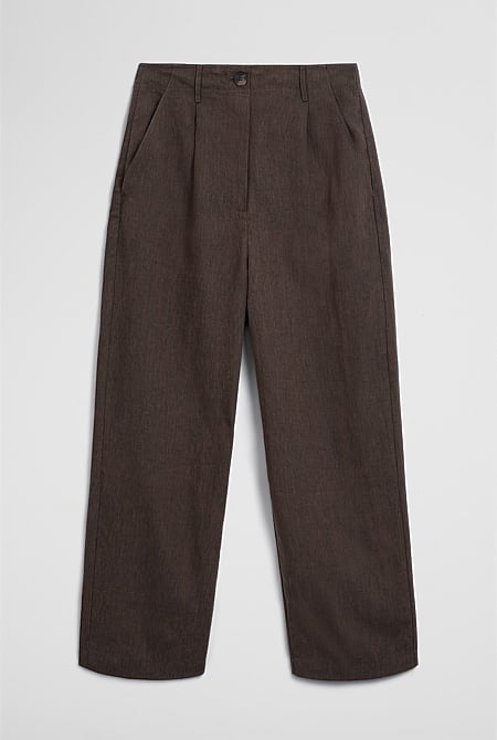 Tapered Linen Pant