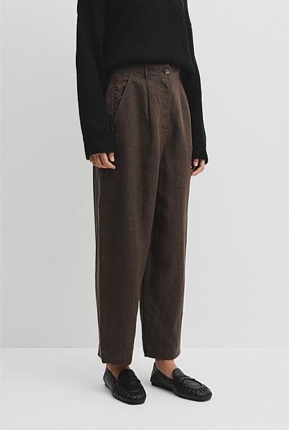 Tapered Linen Pant