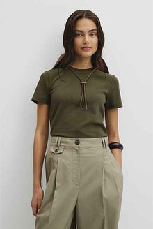 Australian Cotton Blend Fitted T-Shirt