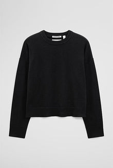Cotton Linen Crew Neck Knit