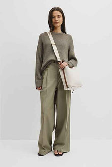Spliced Bucket Bag