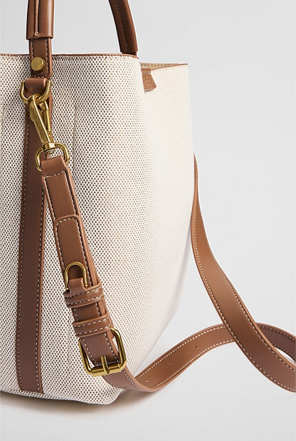 Spliced Bucket Bag