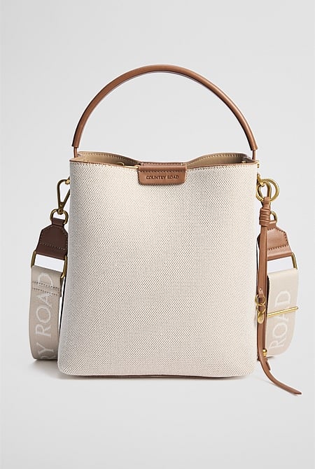 Spliced Bucket Bag