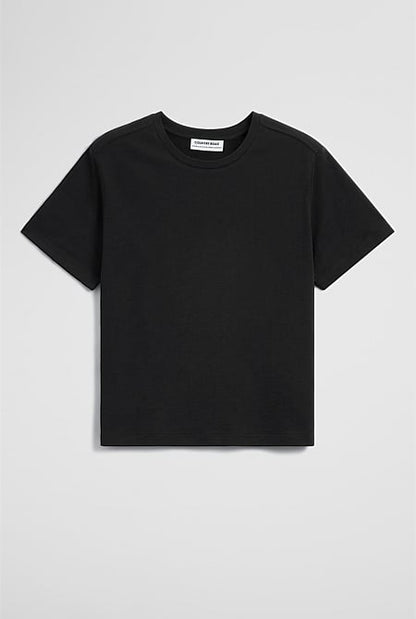 Textured Short Sleeve Slub T-Shirt