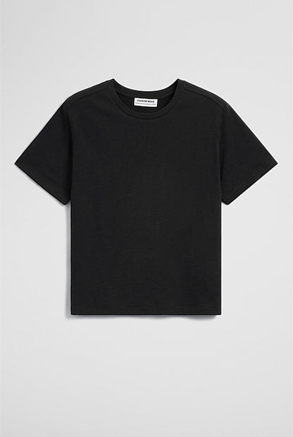 Textured Short Sleeve Slub T-Shirt