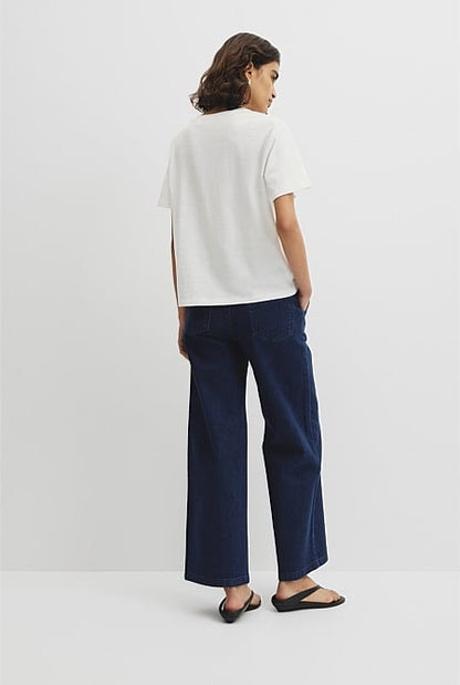 Textured Short Sleeve Slub T-Shirt