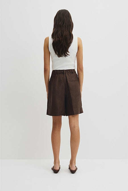 Longline Linen Short