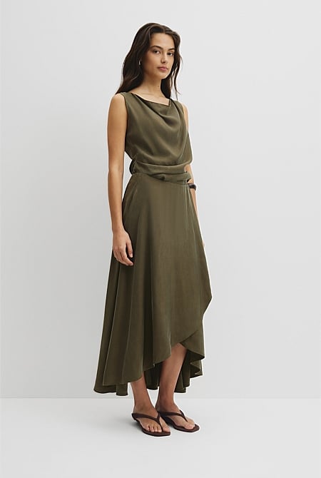 Asymmetrical Hem Skirt
