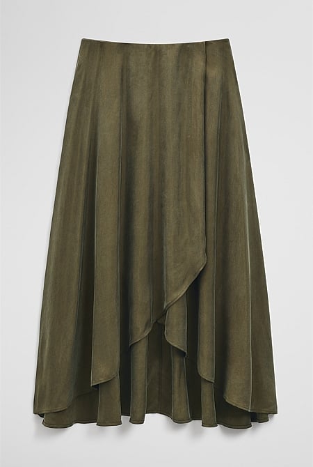 Asymmetrical Hem Skirt