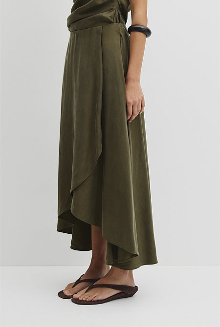 Asymmetrical Hem Skirt