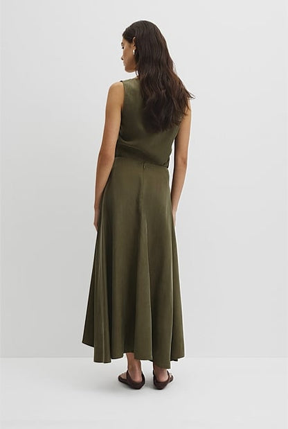 Asymmetrical Hem Skirt