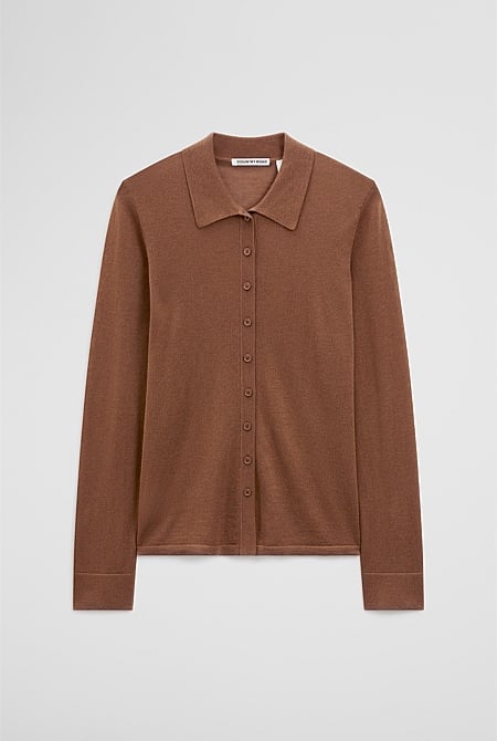 Long Sleeve Knit Shirt