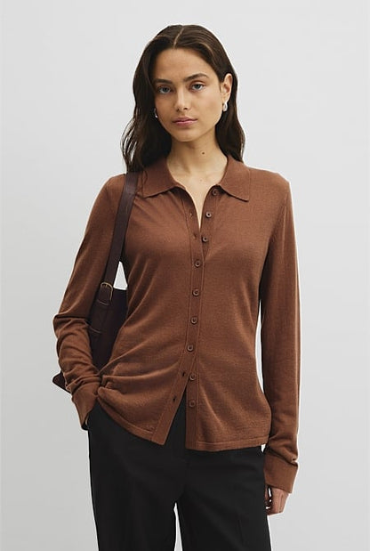 Long Sleeve Knit Shirt