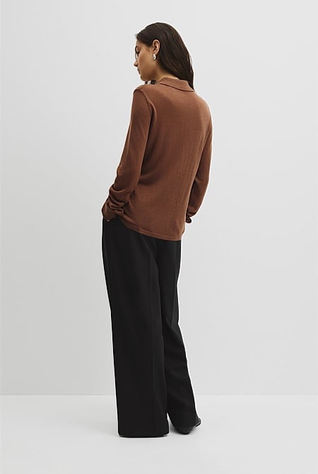 Long Sleeve Knit Shirt