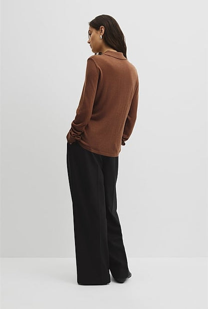 Long Sleeve Knit Shirt