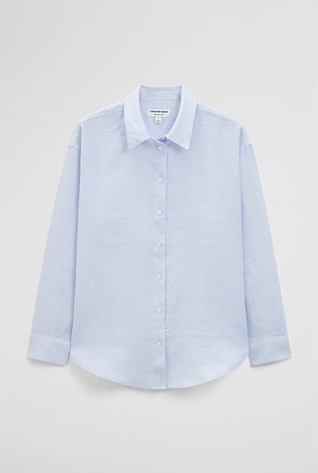 Oversized Linen Shirt