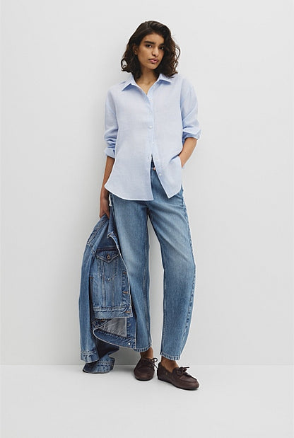 Oversized Linen Shirt