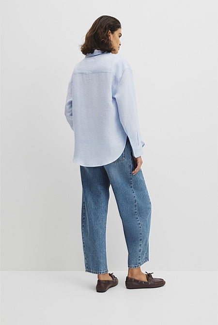 Oversized Linen Shirt