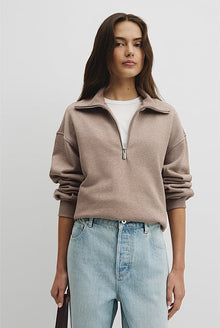 Australian Cotton Funnel Neck Sweat