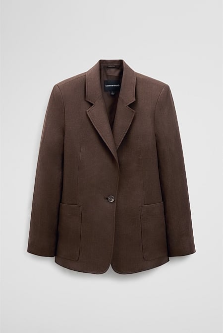 Linen Relaxed Blazer