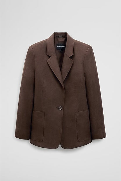 Linen Relaxed Blazer