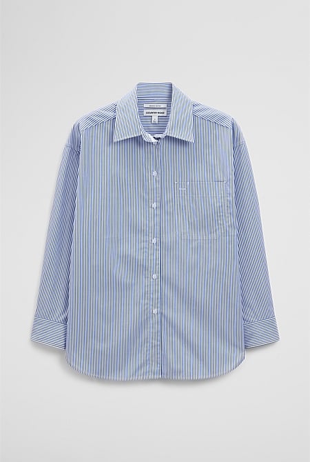 Stripe Poplin Shirt