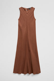 Boat Neck Bias Dress