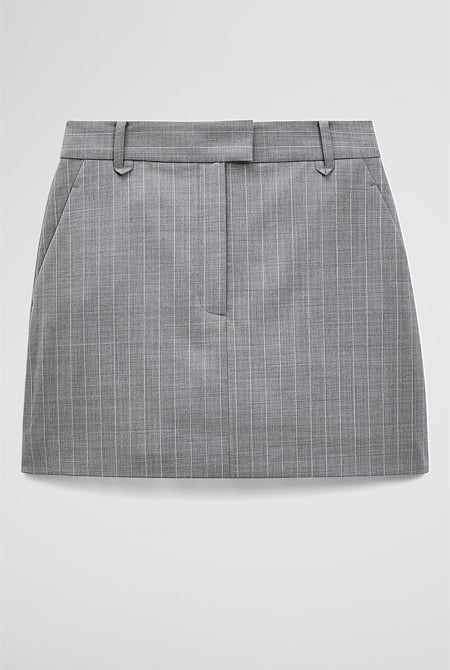 Pinstripe Mini Skirt