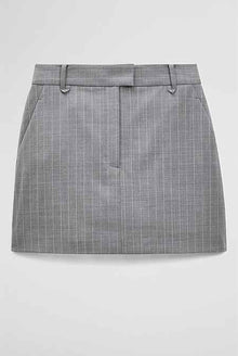 Pinstripe Mini Skirt