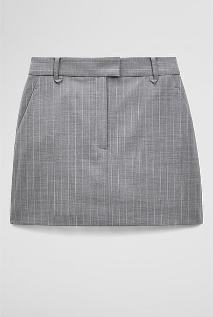 Pinstripe Mini Skirt