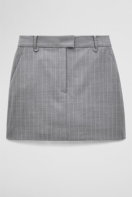 Pinstripe Mini Skirt