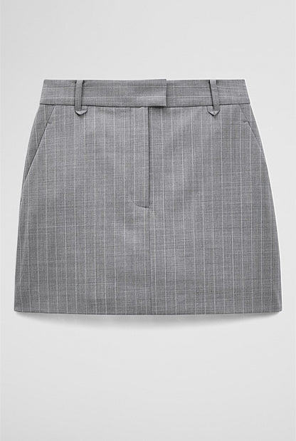Pinstripe Mini Skirt