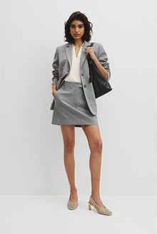 Pinstripe Mini Skirt