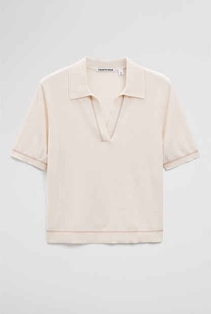 Cashmere Blend Short Sleeve Knit