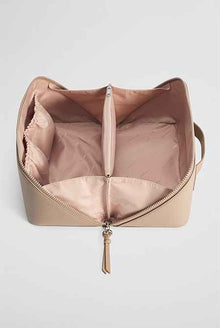 Branded Detail Large Convertible Cosmetic Case