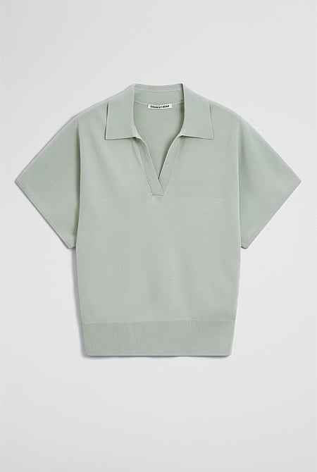 Compact Knit Polo