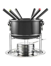 Essentials Fondue 6 Person Set - Black