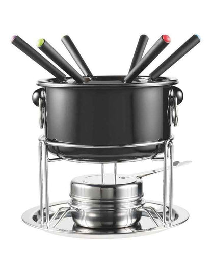 Essentials Fondue 6 Person Set - Black