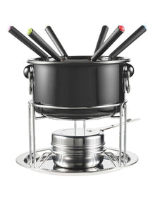 Essentials Fondue 6 Person Set - Black