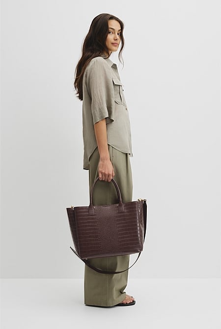 Panelled Work Tote
