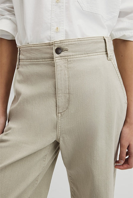 Refined High Rise Wide Leg Jean