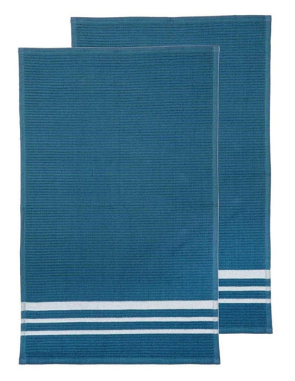 Terry Kitchen Towel 2 Pack in Blue