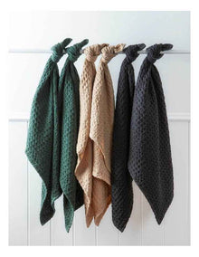 Chunky Waffle Kitchen Towel 2 Pack in Taupe