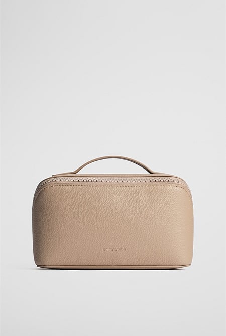 Branded Detail Medium Convertible Cosmetic Case