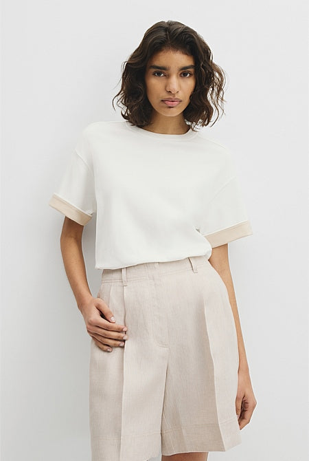 Cuff Sleeve T-Shirt