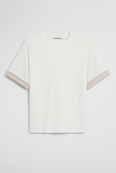 Cuff Sleeve T-Shirt