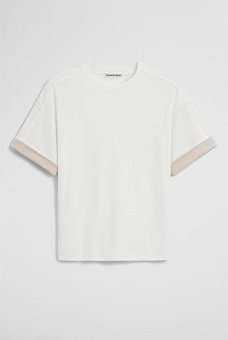 Cuff Sleeve T-Shirt