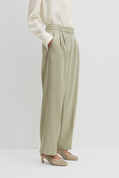 Wool Blend Tailored Pant