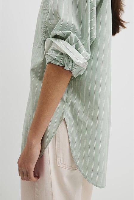 Stripe Poplin Shirt